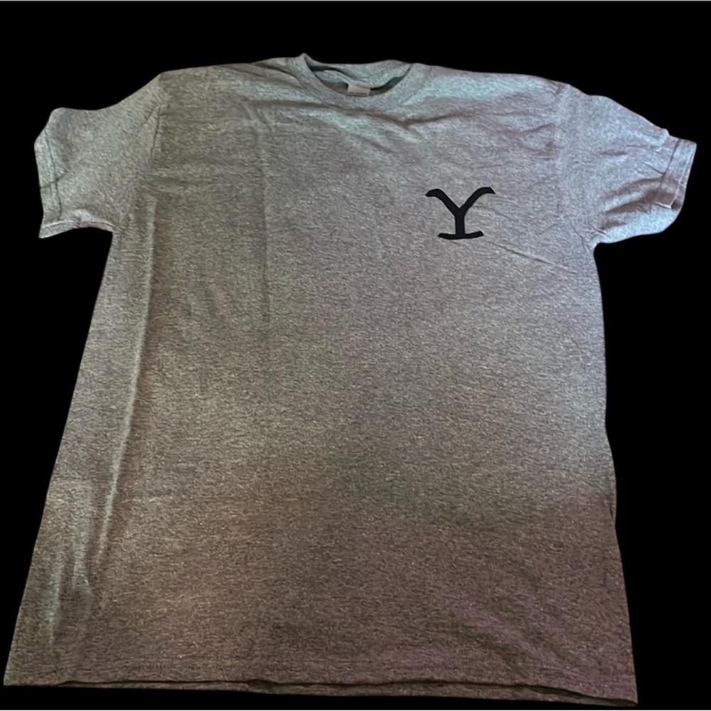 Yellowstone tv series handmade grey black tshirt unisex - Picture 3 of 3